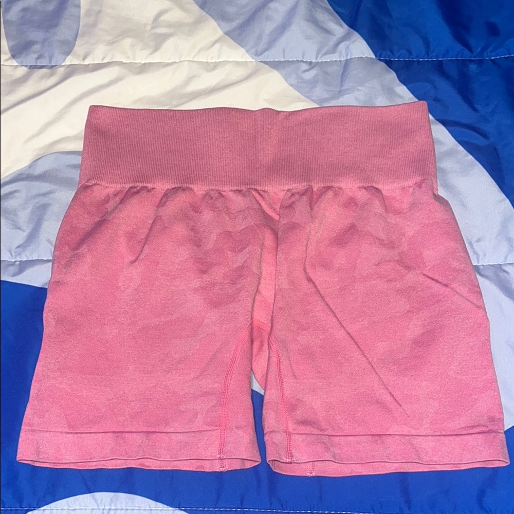 Pink women’s biker shorts